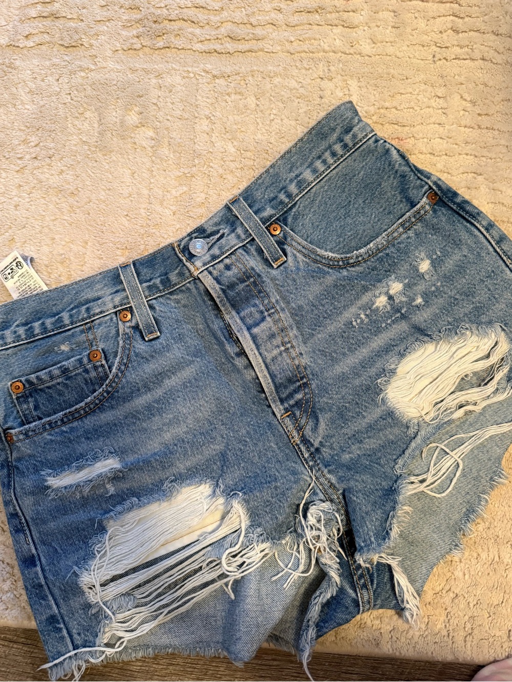 Women’s Levi’s 501 Denim Shorts - Blue